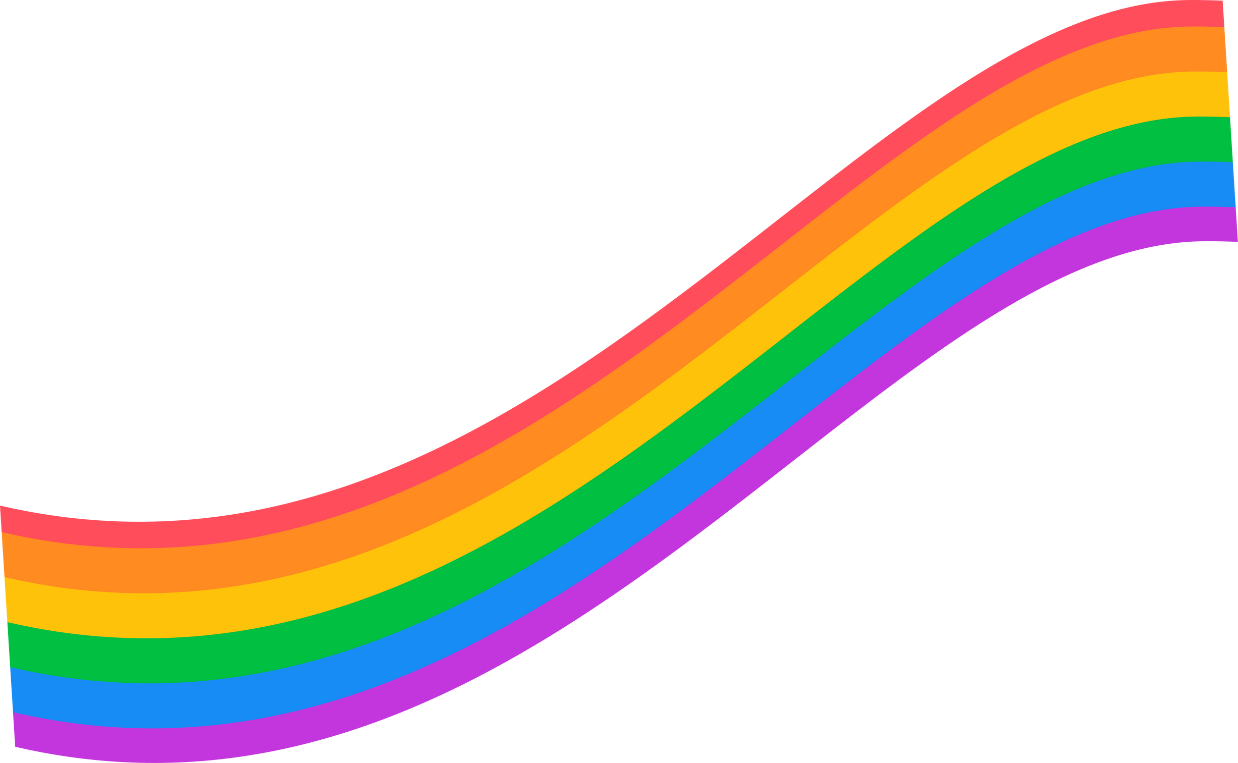 Curved Rainbow Element